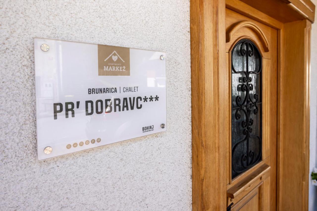Chalet Pr Dobravc Bohinj Exteriör bild